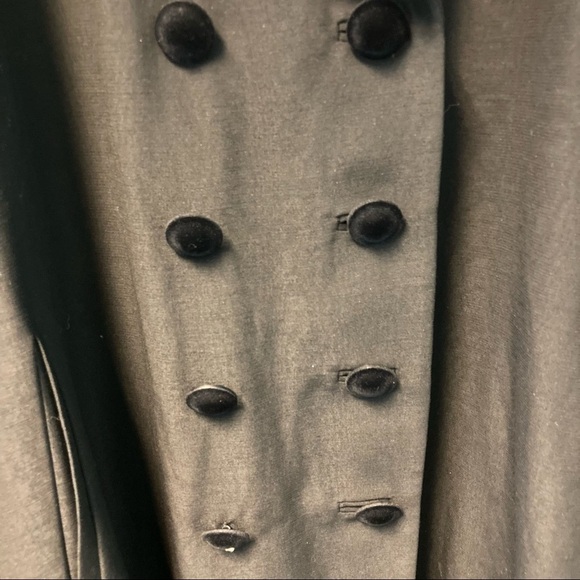 LOUIS FERAUD Sz 8 Vintage Coat Double Breasted Velvet Button Made in  Germany - Picture 4 of 13